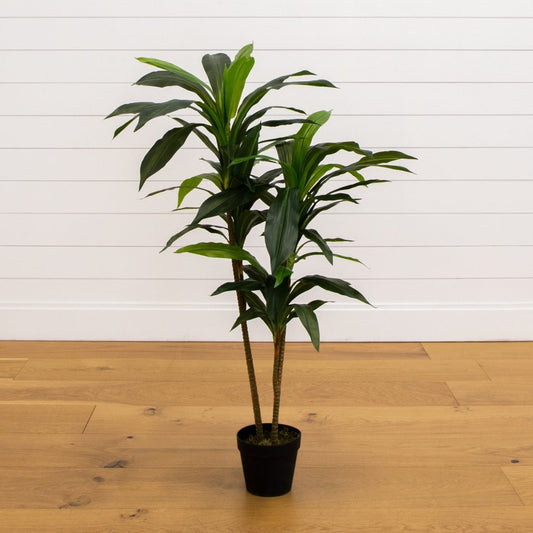  48-in Dracaena Silk Plant (Real Touch)