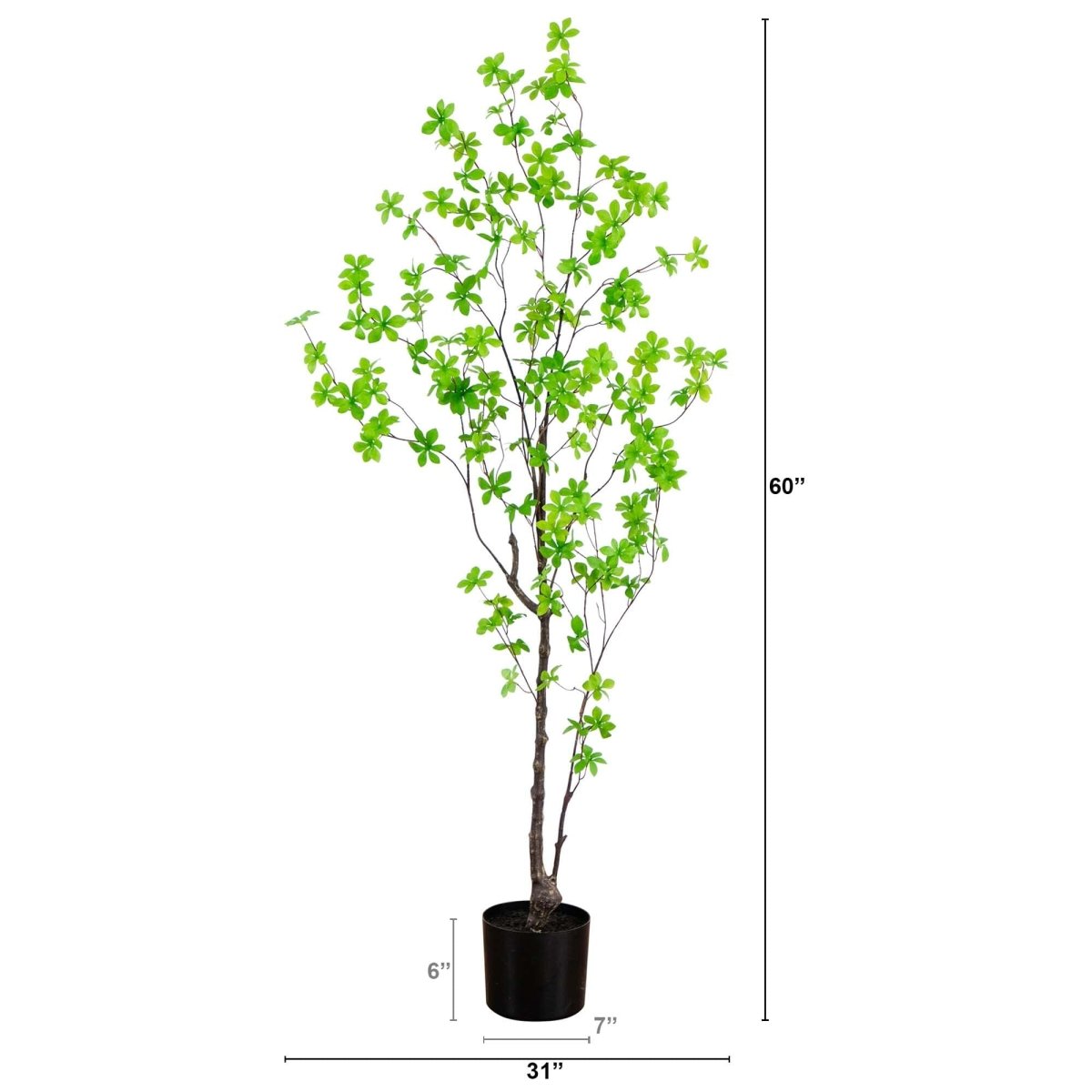  5-ft Artificial Minimalist Enkianthus Tree