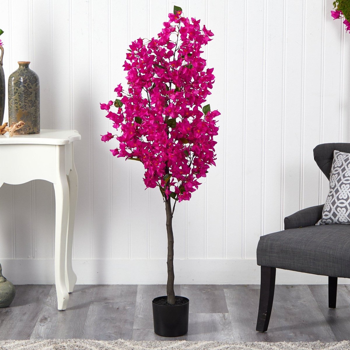  5-ft Bougainvillea Artificial Tree | Vibrant & Lifelike Floral Décor