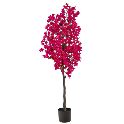  5-ft Bougainvillea Artificial Tree | Vibrant & Lifelike Floral Décor