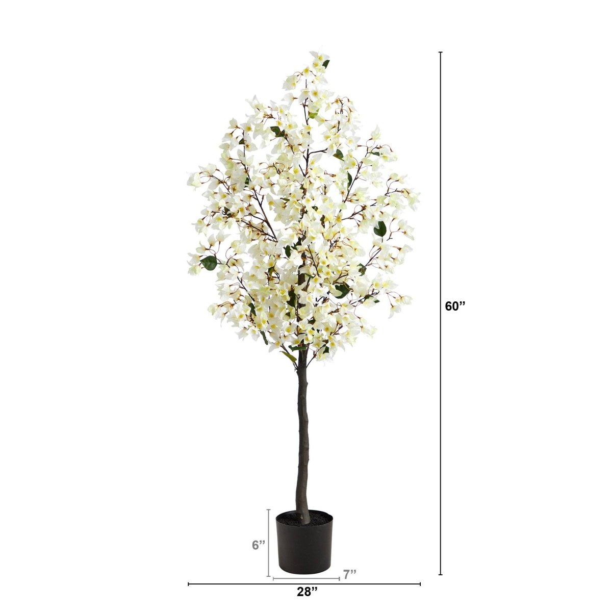  5-ft Bougainvillea Artificial Tree | Vibrant & Lifelike Floral Décor