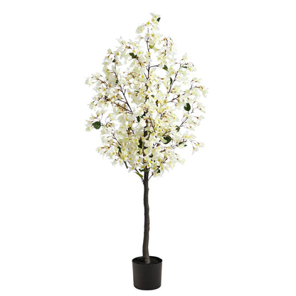  5-ft Bougainvillea Artificial Tree | Vibrant & Lifelike Floral Décor