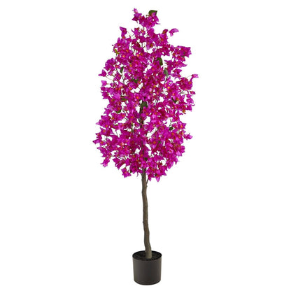  5-ft Bougainvillea Artificial Tree | Vibrant & Lifelike Floral Décor