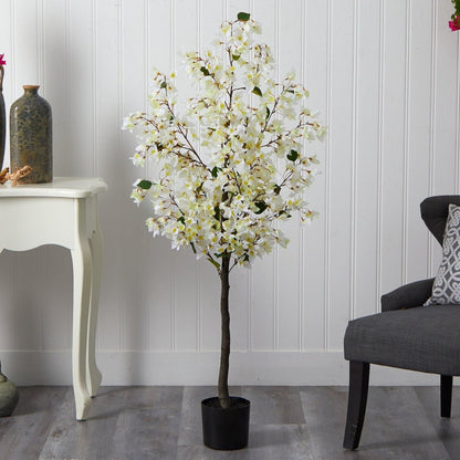  5-ft Bougainvillea Artificial Tree | Vibrant & Lifelike Floral Décor
