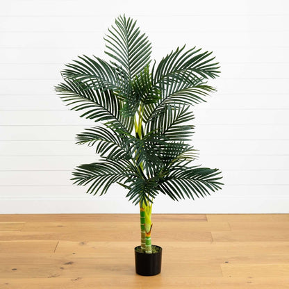  5-ft Golden Cane Artificial Palm Tree - Bring Paradise Indoors