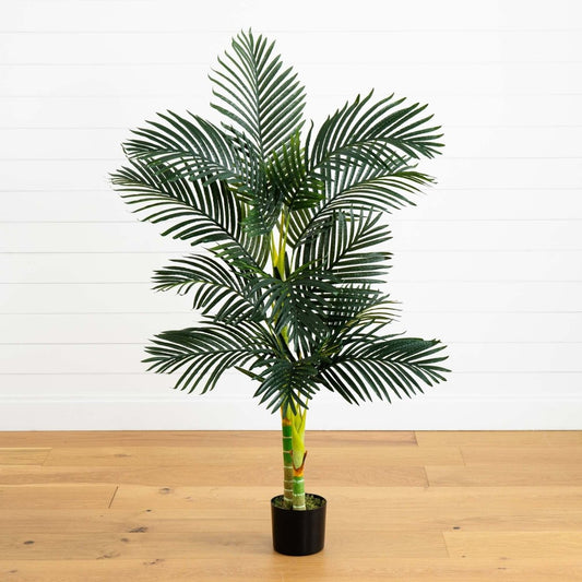  5-ft Golden Cane Artificial Palm Tree - Bring Paradise Indoors