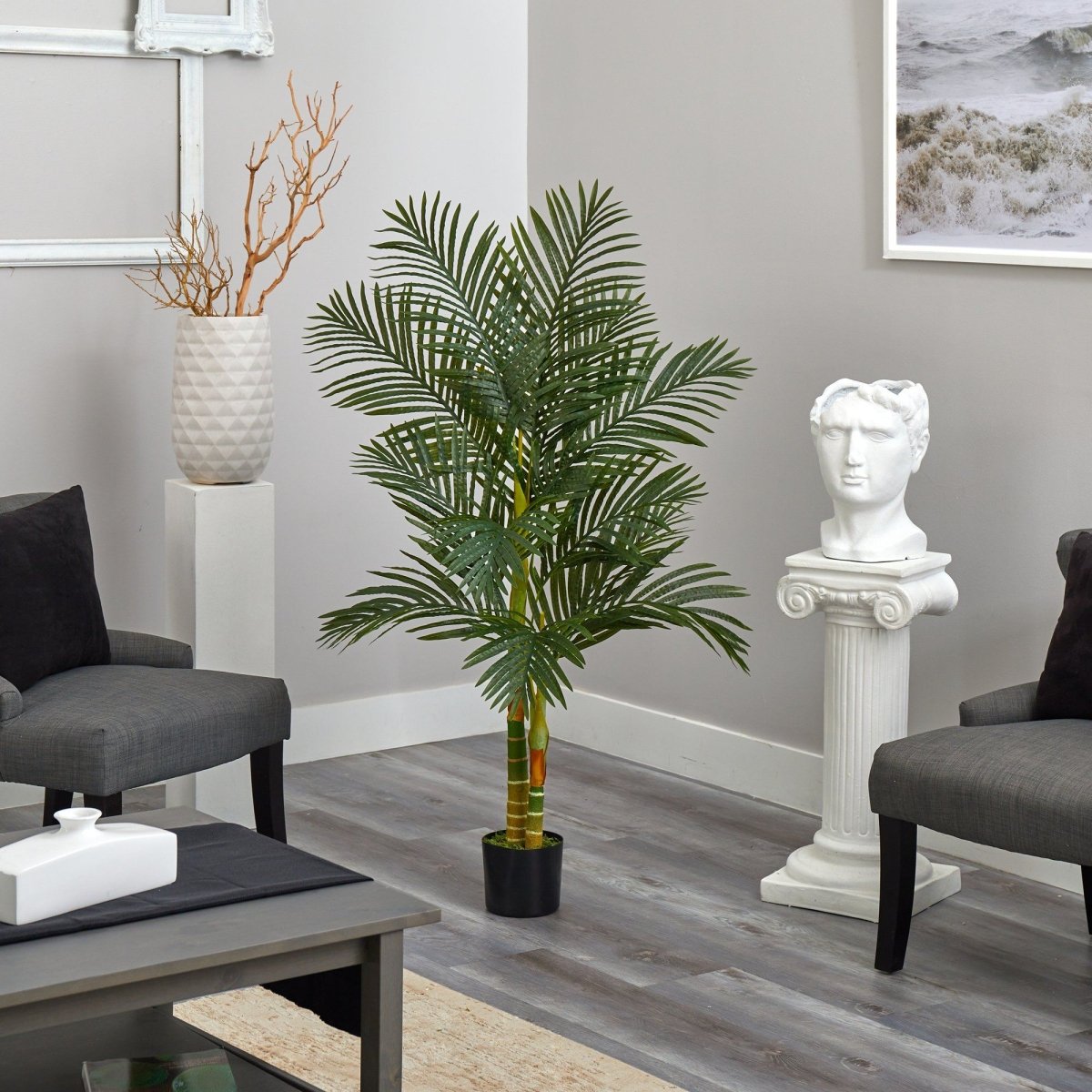  5-ft Golden Cane Artificial Palm Tree - Bring Paradise Indoors