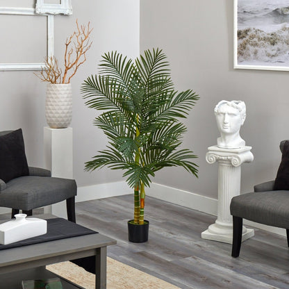  5-ft Golden Cane Artificial Palm Tree - Bring Paradise Indoors