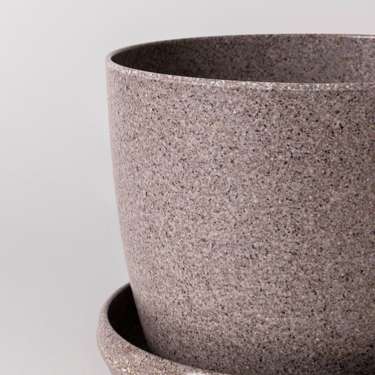  5” Upcycled Mini Planter And Saucer – Earth-Friendly Design