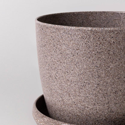  5” Upcycled Mini Planter And Saucer – Earth-Friendly Design