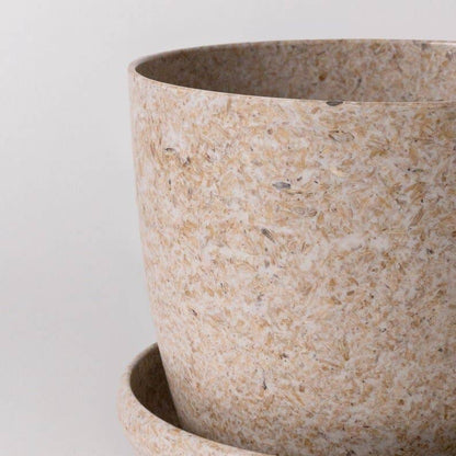  5” Upcycled Mini Planter And Saucer – Earth-Friendly Design
