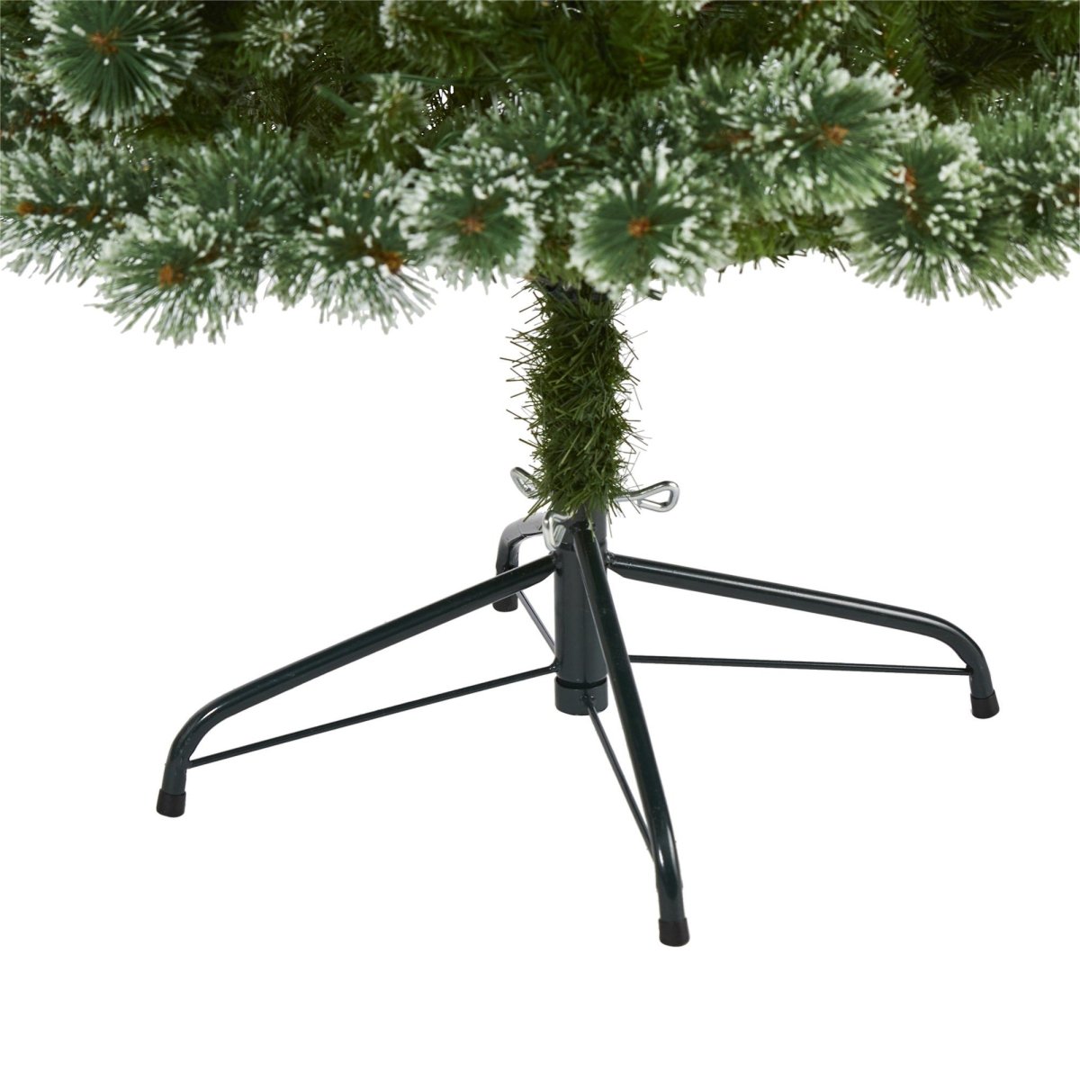 6-ft Wisconsin Slim Snow Tip Pine Tree – Compact Elegance For Holiday Cheer