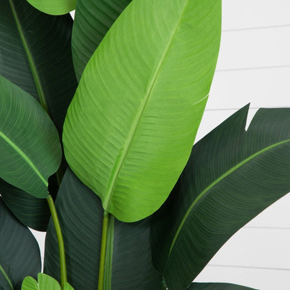  7-ft DIY Traveler’s Palm Artificial Tree Kit In Woven Planter
