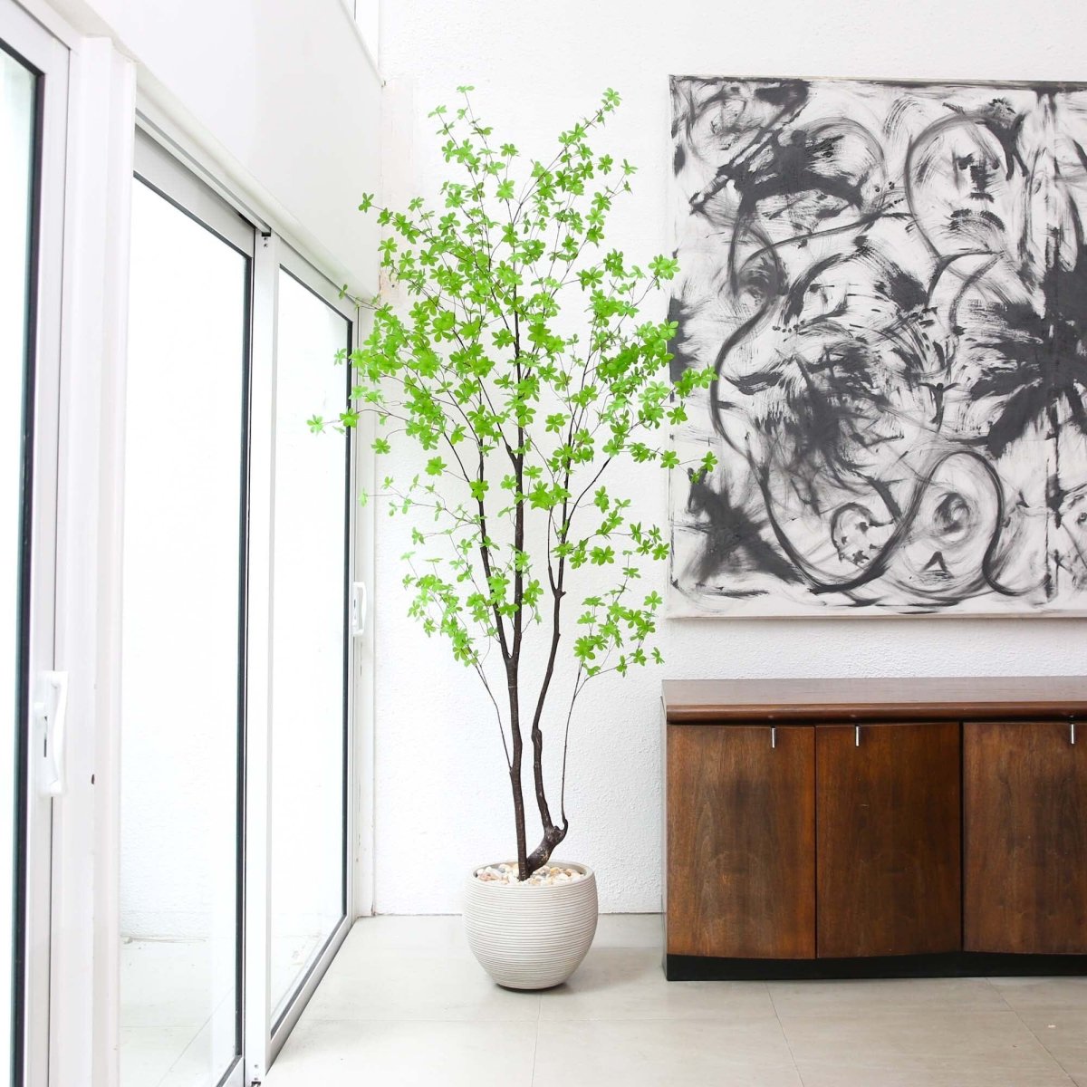  8-ft Artificial Minimalist Enkianthus Tree