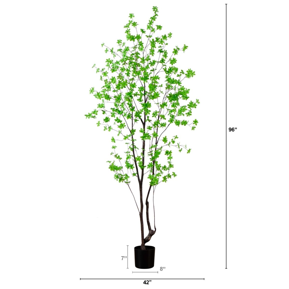  8-ft Artificial Minimalist Enkianthus Tree
