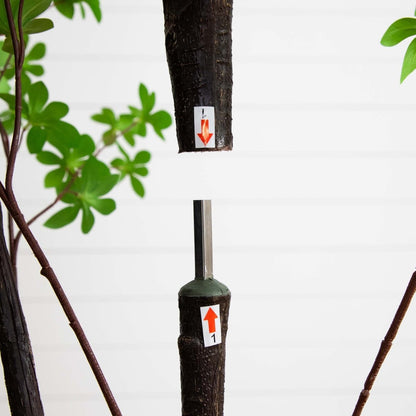  8-ft Artificial Minimalist Enkianthus Tree
