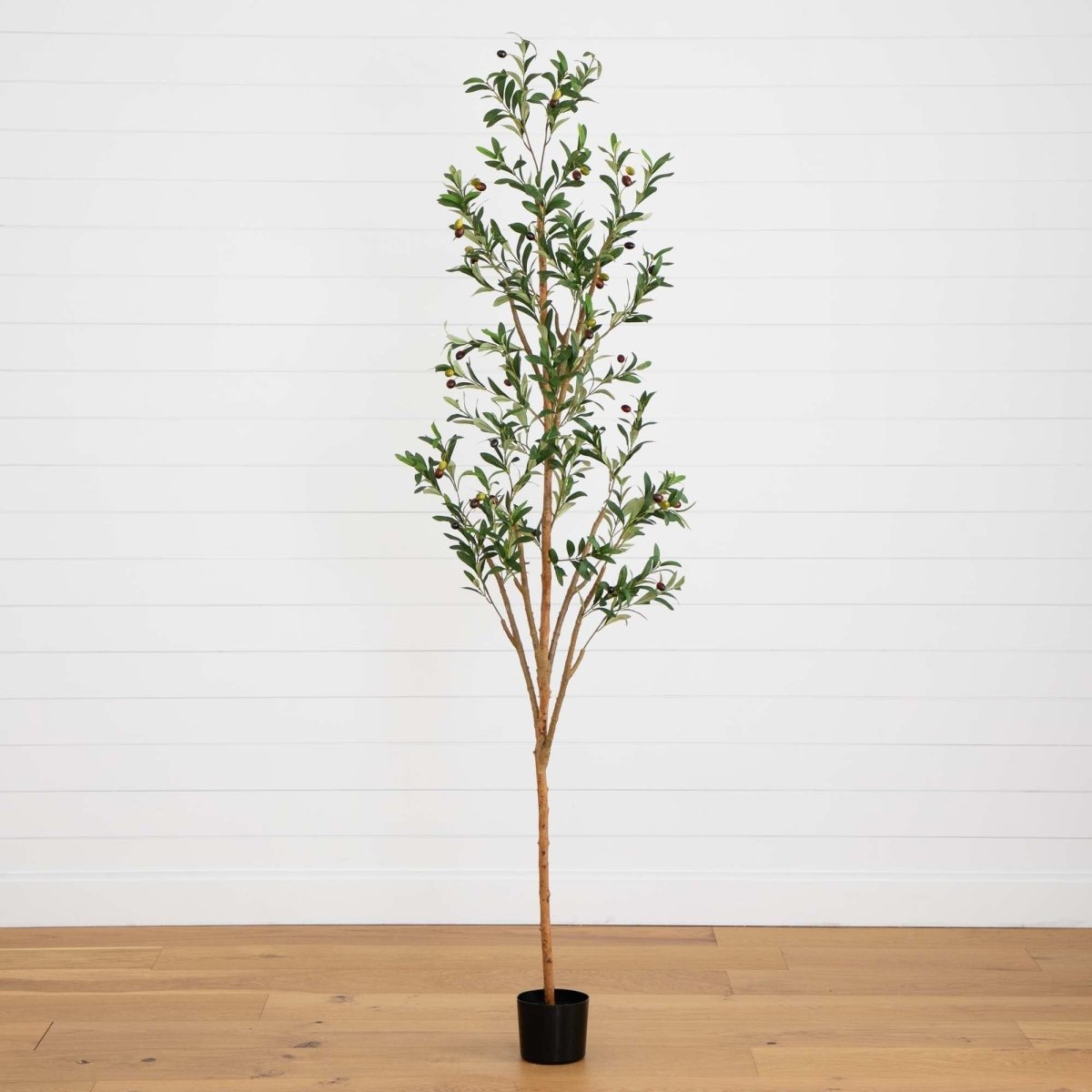  82-in Artificial Olive Tree – Tall, Rustic & Lifelike Décor Accent