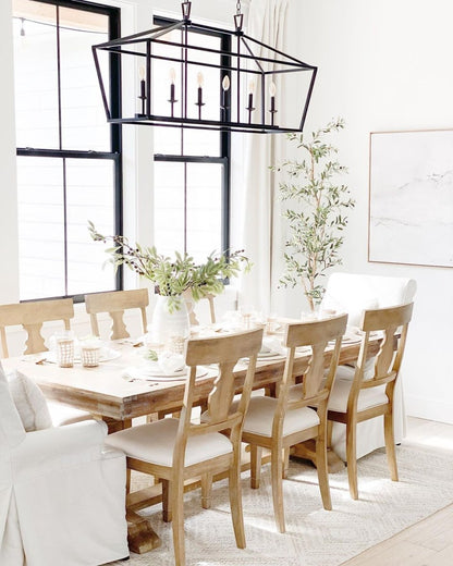  82-in Artificial Olive Tree – Tall, Rustic & Lifelike Décor Accent