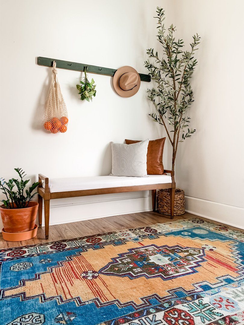  82-in Artificial Olive Tree – Tall, Rustic & Lifelike Décor Accent