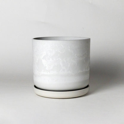  9 Inch Signature Stone Planter & Saucer