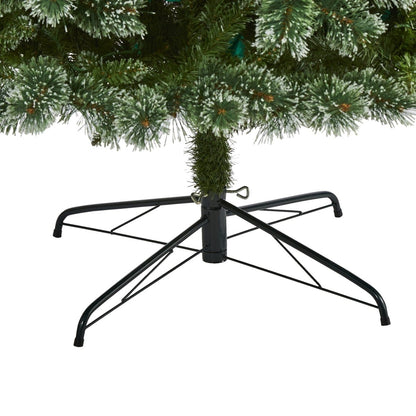  9-ft Slim Snow Tip Pine Tree – A Tall, Festive Elegance For Any Space