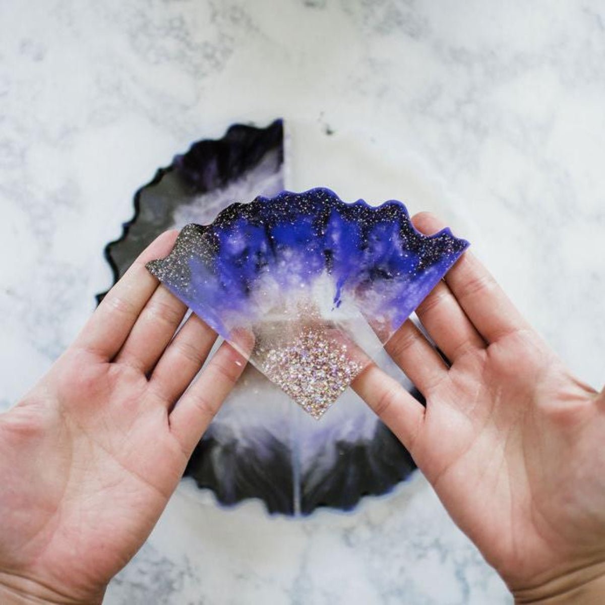  Agate Resin Coasters Kit