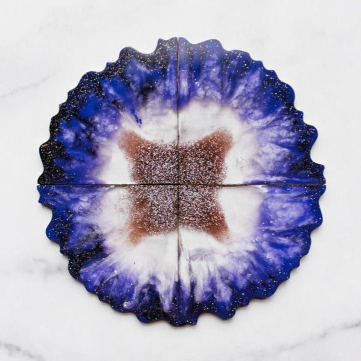  Agate Resin Coasters Kit