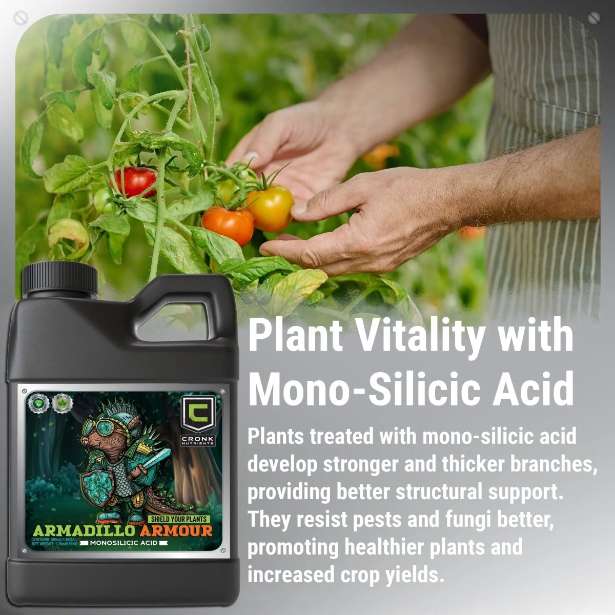  Armadillo Armour – Monosilicic Acid For Stronger, Healthier Plants