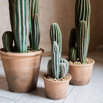  Artificial Cactus In Brown Pot – Realistic Faux Plant (3 Sizes)