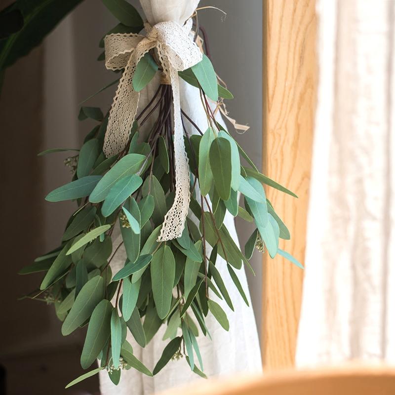  Artificial Faux Eucalyptus Leaf In Various Shapes