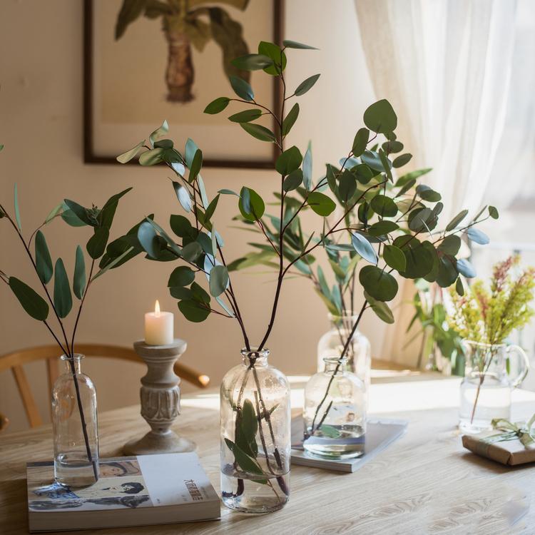  Artificial Faux Eucalyptus Leaf In Various Shapes