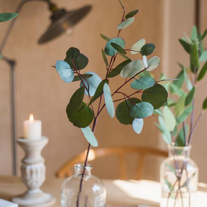  Artificial Faux Eucalyptus Leaf In Various Shapes