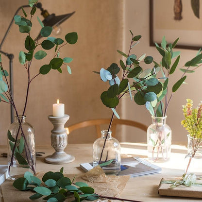  Artificial Faux Eucalyptus Leaf In Various Shapes
