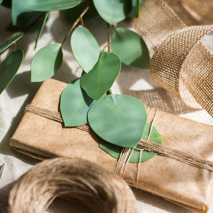 Artificial Faux Eucalyptus Leaf In Various Shapes