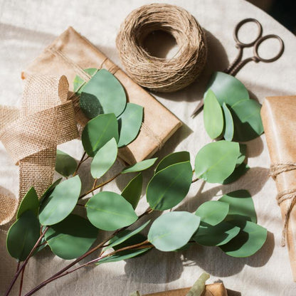  Artificial Faux Eucalyptus Leaf In Various Shapes
