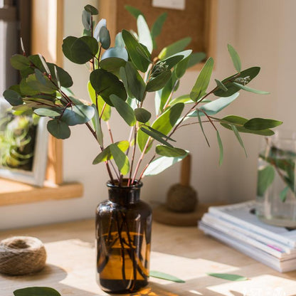  Artificial Faux Eucalyptus Leaf In Various Shapes