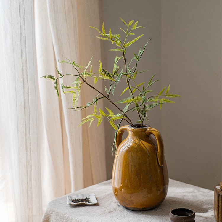  Artificial Faux Forked Fern Stem