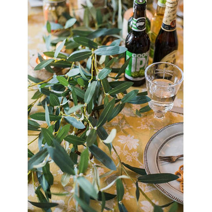  Artificial Faux Olive Leaf Stem