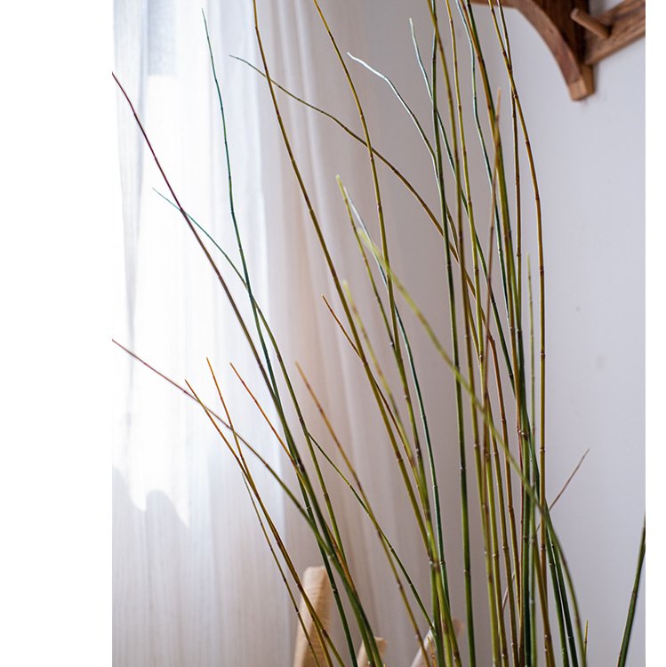 Artificial Faux Rough Horsetail Plant Long Stem 54" Tall