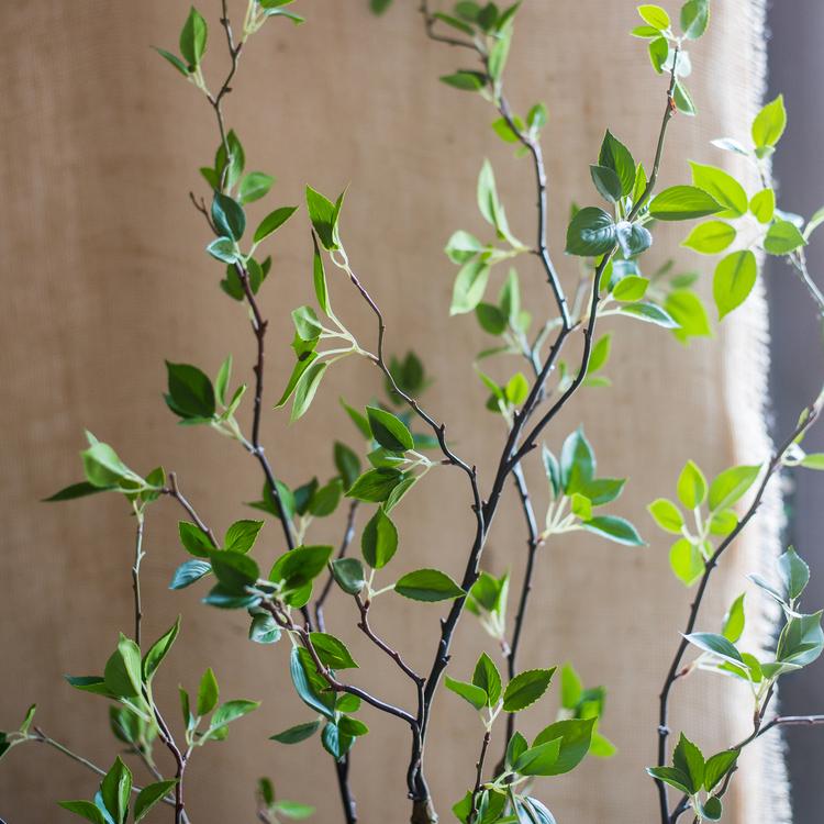  Green Leaf Faux Tree In Pot – 5′ & 6′ Handmade Silk Plant
