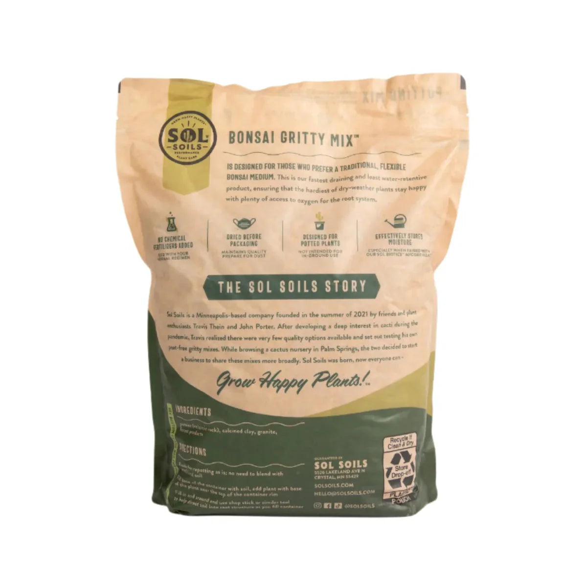  Bonsai Gritty Mix – Fast-Draining Traditional Soil Blend