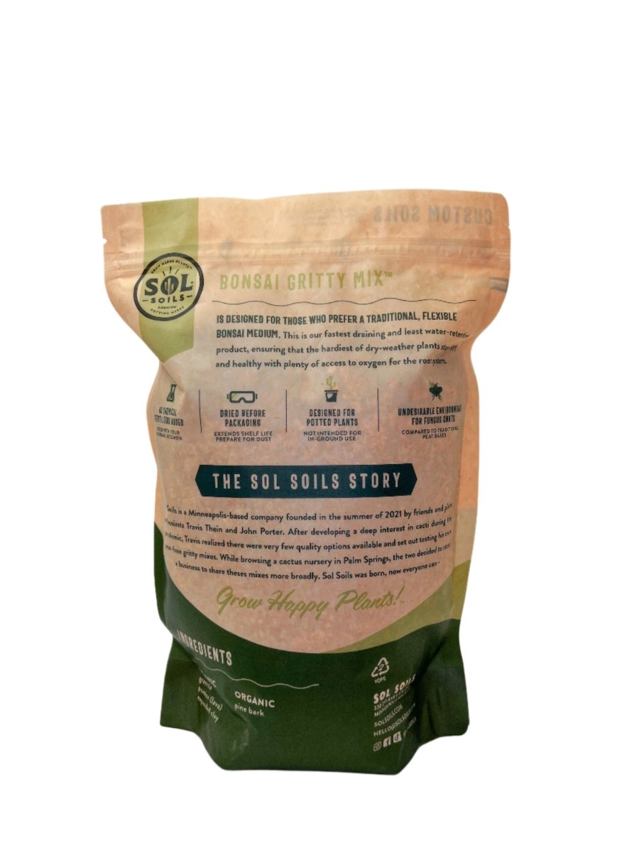  Bonsai Gritty Mix – Fast-Draining Traditional Soil Blend