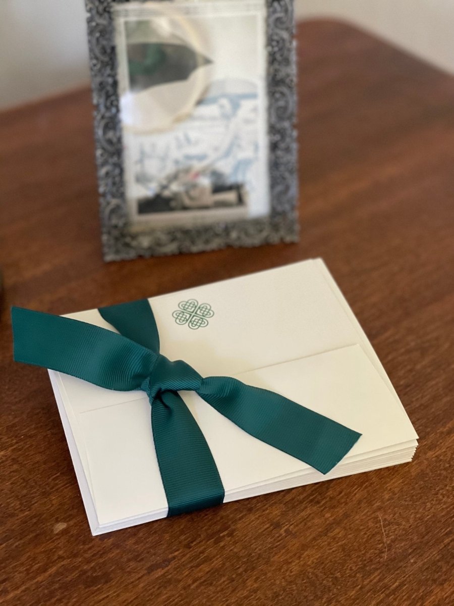  Boxed Celtic Knot Stationery - Irish Note Cards And Envelopes (10)