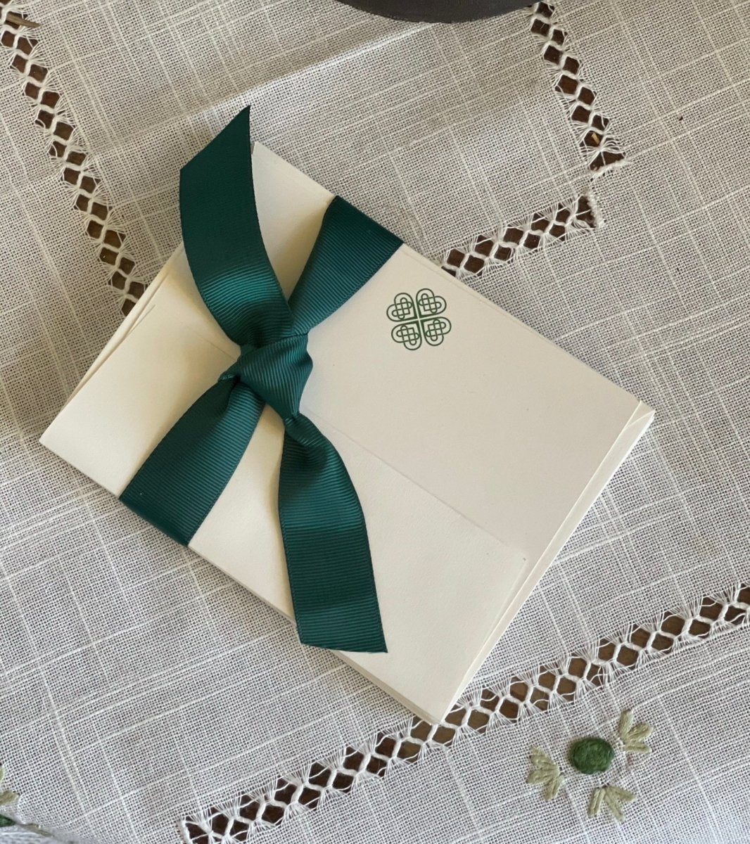  Boxed Celtic Knot Stationery - Irish Note Cards And Envelopes (10)