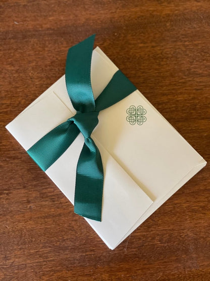  Boxed Celtic Knot Stationery - Irish Note Cards And Envelopes (10)