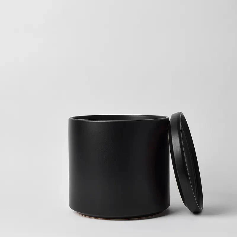  Ceramic Cylinder Planters With Saucer – Modern Indoor & Outdoor Pots In Multiple Sizes