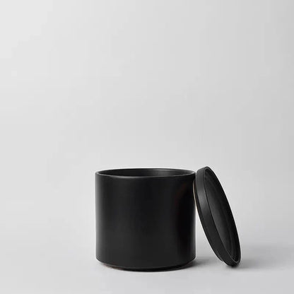  Ceramic Cylinder Planters With Saucer – Modern Indoor & Outdoor Pots In Multiple Sizes