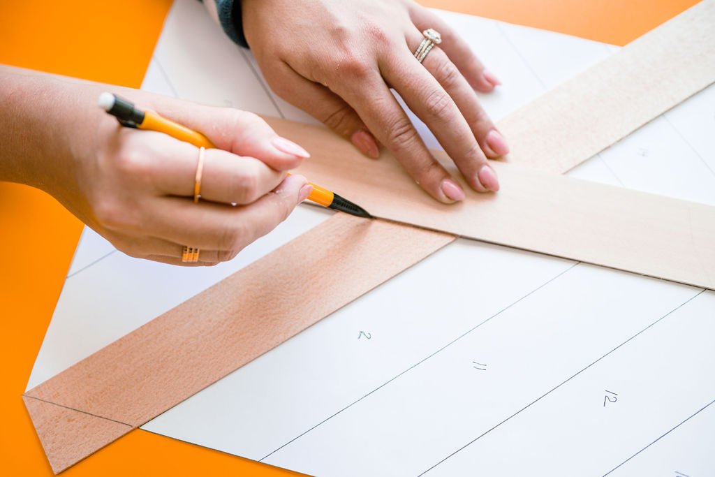  Chevron Wood Tray Kit