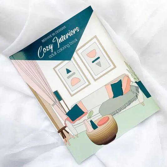  Cozy Interior Adult Coloring Book