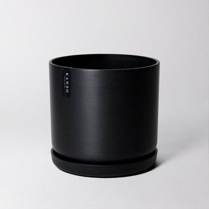  Eco-Friendly Signature Stone Planter & Saucer 9 Inch